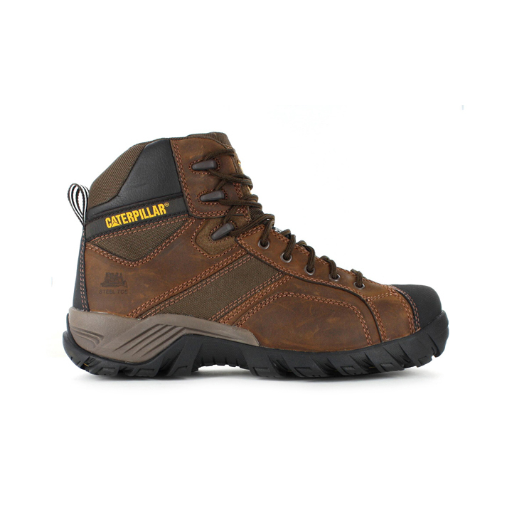 Caterpillar Argon Zip St Philippines - Mens Work Boots - Brown 26941FIEP